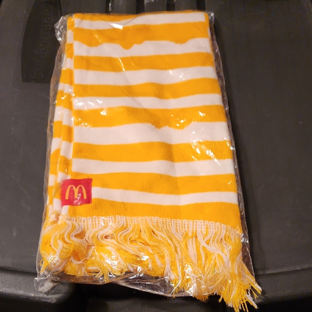 McDonald's Yellow and White Party Scarf